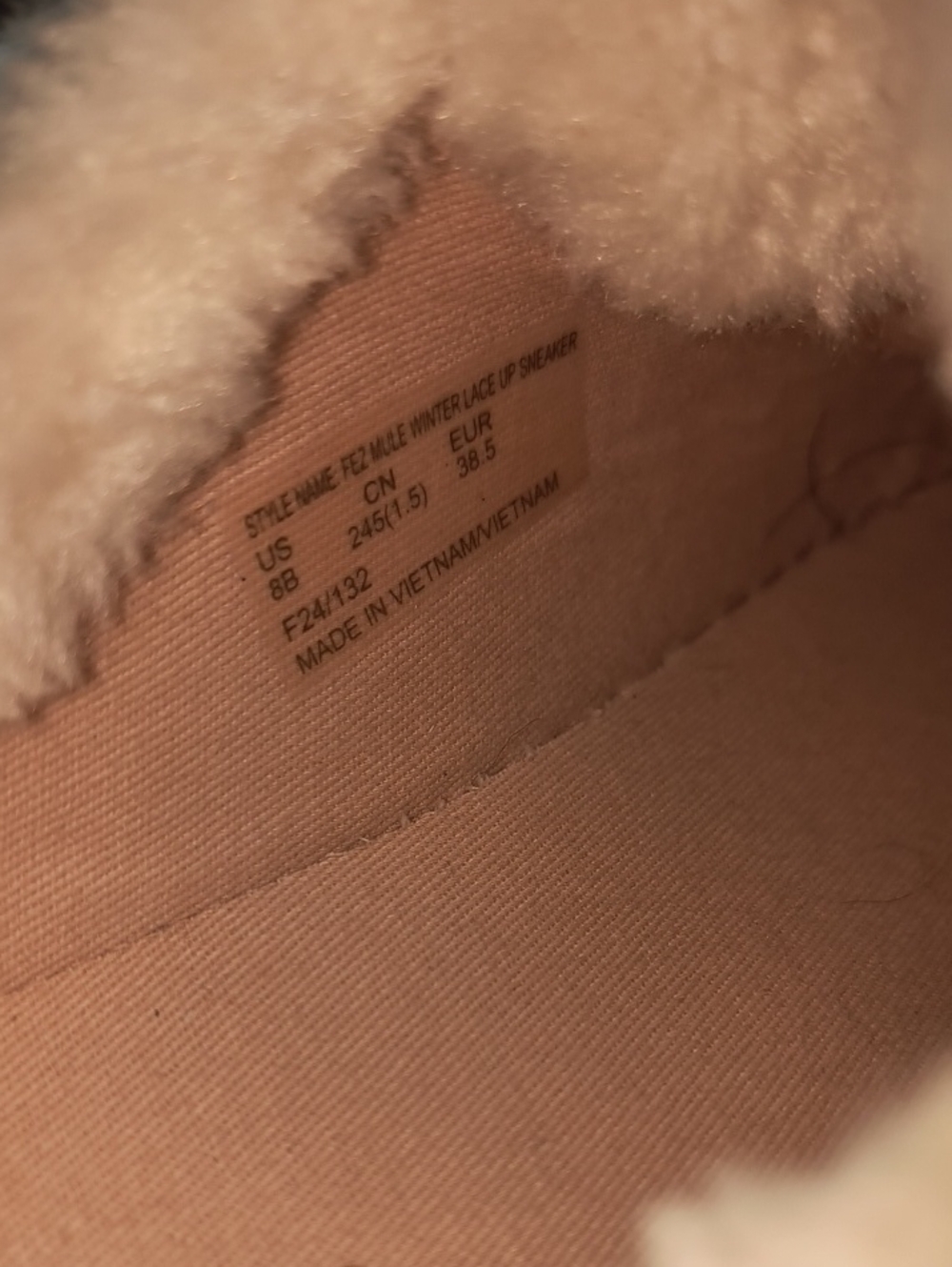 Kate Spade Fez Mule Winter Sneakers Size 8 NWOB - Picture 8 of 8
